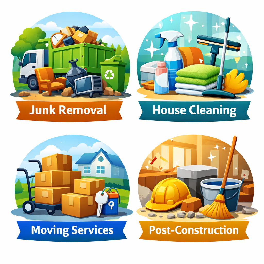 Before and after garage clean out